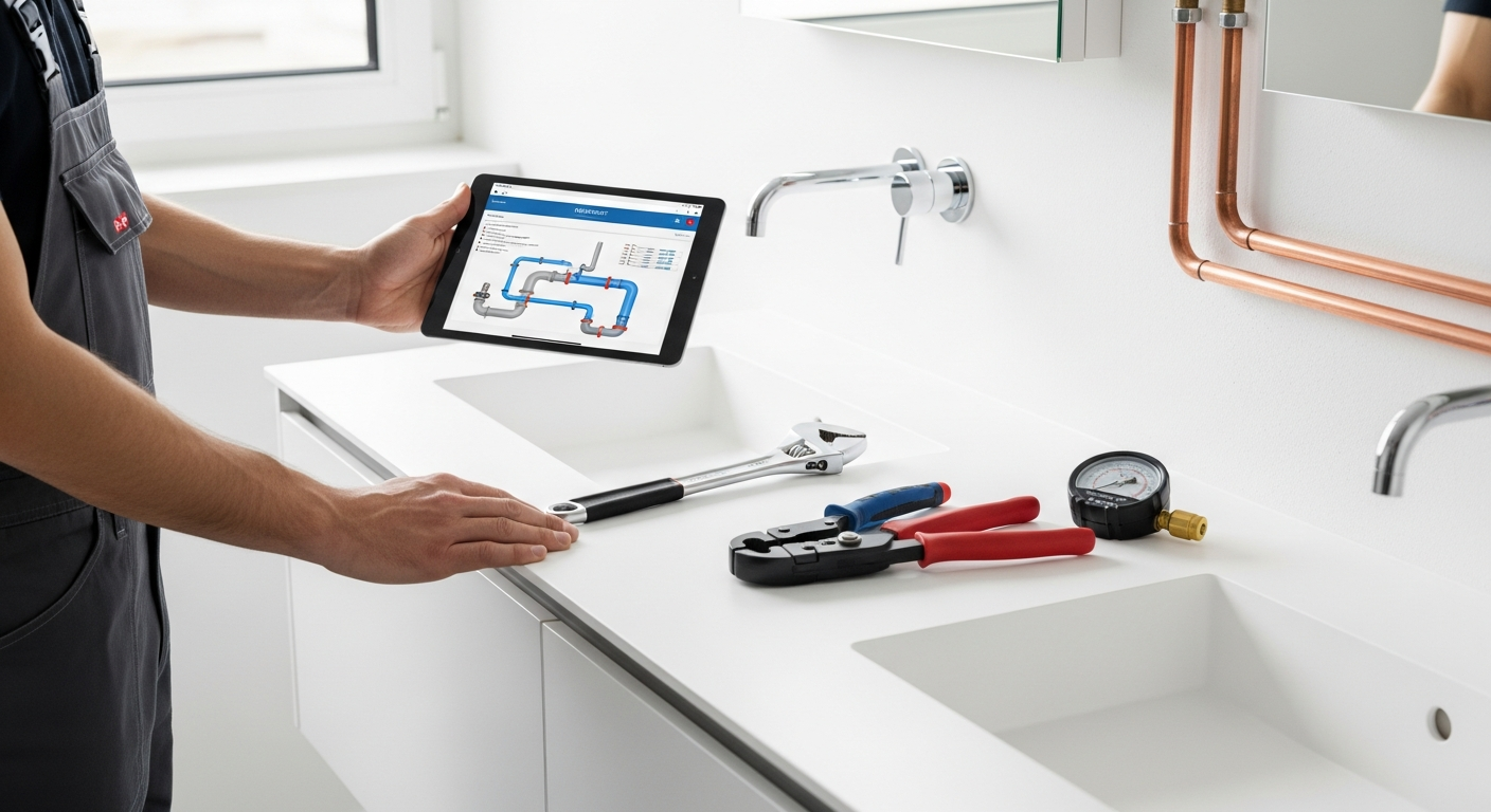 Sanitär Software Schweiz: Digitale Regierapporte und Zeiterfassung